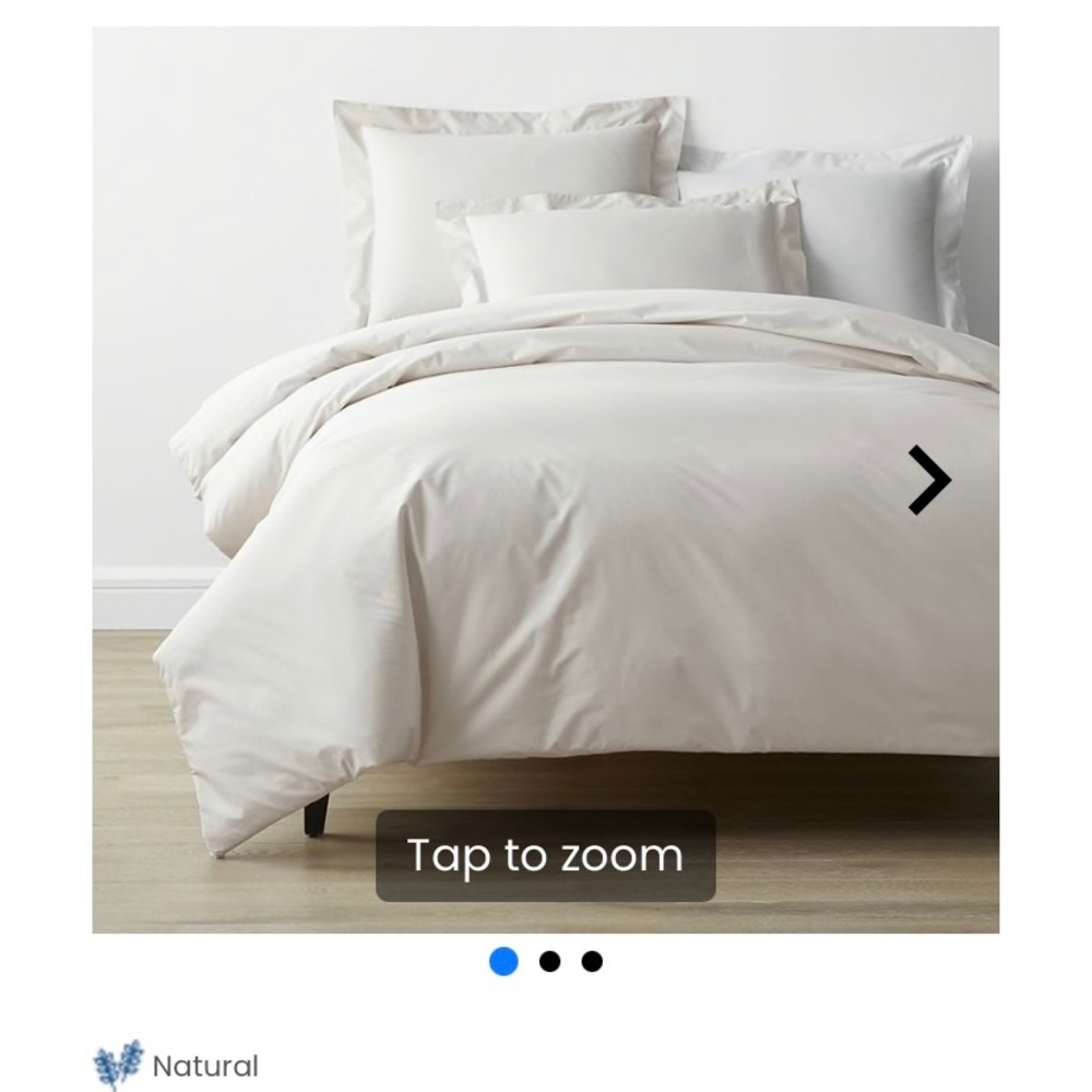 The Company Store Cotton Percale Queen Duvet Set
